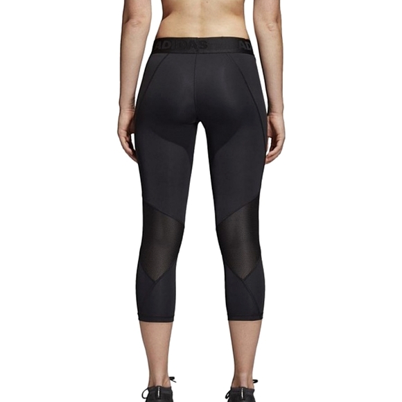 🍒NWT🍒 ADIDAS ALPHASKIN 3/4 SPORTS TIGHTS - Picture 2 of 10